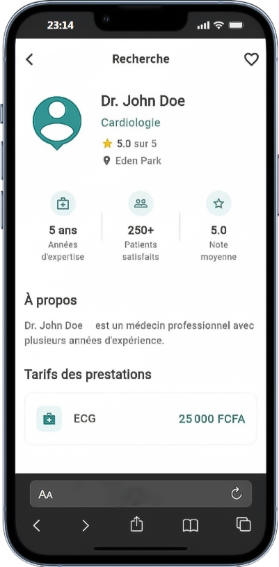 Prise de rendez-vous